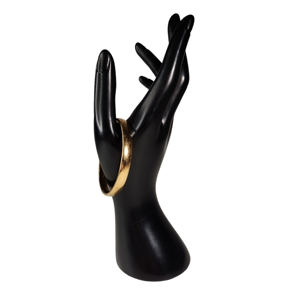 Monet Classic Wide Gold Bangle